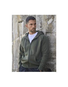 T-5435-Mens Fashion Full Zip Hood 2